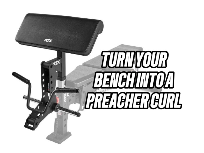 ATX Preacher Curl Attachment – Goes Toe to Toe with Dedicated Machines